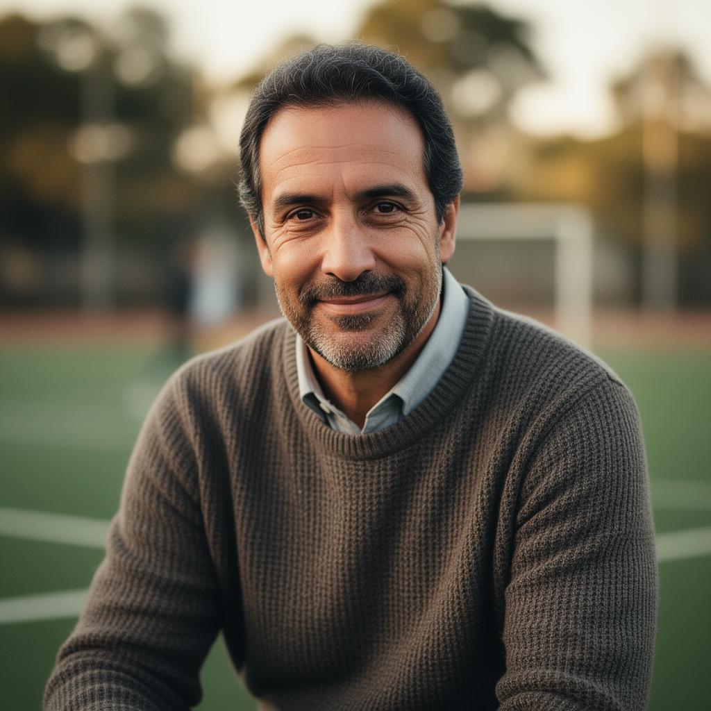 Fundador da True Pathway em ambiente esportivo